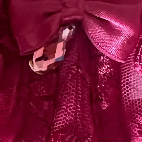 Soma Red/Maroon Lace Bra 34DD Underwire Sexy Sheer Lingerie Top