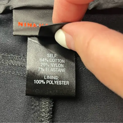 Nina Mclemore Women’s Size 10 Black Dress Pant Stretch Office Work *FLAWED