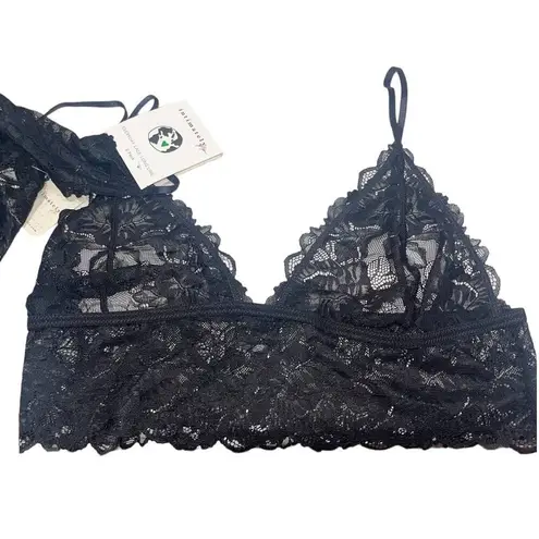 Free People NWT!  2 Pack Everyday Lace Longline Bralette  - Size Large