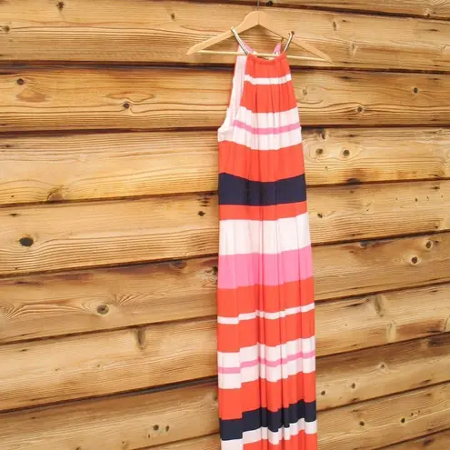 Eliza J Striped Maxi Dress 10