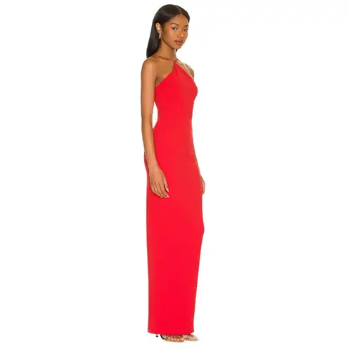 Nookie Trinity Gown in Cherry Medium New Womens Long Maxi Dress