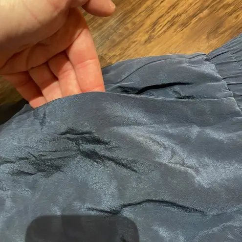 Lavender Brown Shorts Denim Blue