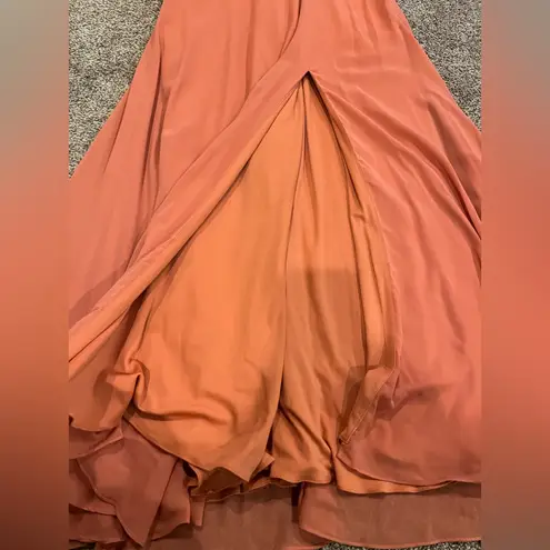 Kennedy Blue Coral/Orange Bridesmaids Dress Zoey Style