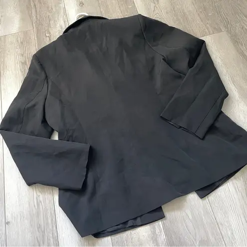 SNDYS Fern Jacket Blazer NWT womens Black (large) office work preppy classic