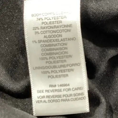 Julia Jordan Black Multicolor Tweed Bow Tie Pinafore Sleeves Mini Shirt Dress 8