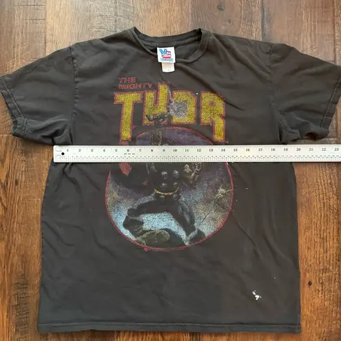 JUNK FOOD FOREVER “The Mighty Thor” unisex tee shirt, size M Black Size M