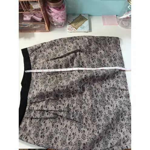 Jason Wu for Target Floral Lace Pencil Skirt | Size 6 | Knee Length | Pockets Black