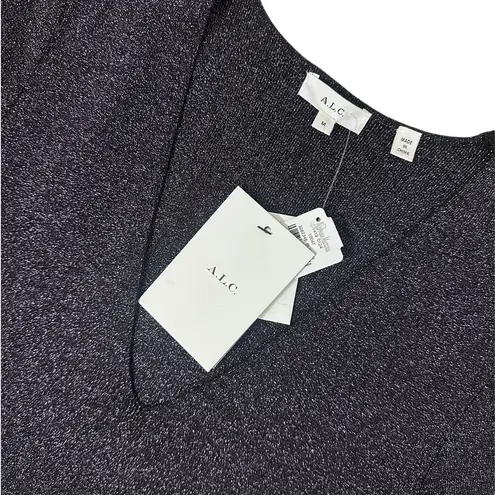 ALC Frank A.L.C. Knit Metallic Dress New
