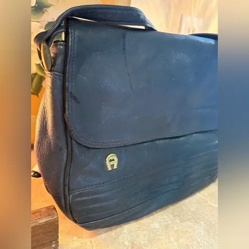 Etienne Aigner Vintage Crossbody Bag with Flap-Over Design