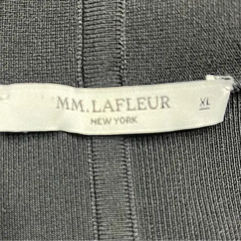 MM.LaFleur Cardigan Jacket Women’s XL Black Night Out Office Open Front Stretch