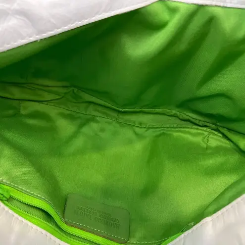 Maurizio Taiuti White Leather Bag