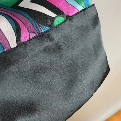 Vintage Y2K Dress Retro Print Flower Power V