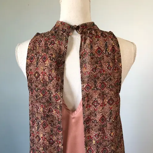 En Crême EN CREME | Printed Tiered Open Back Shift Dress - Image 43