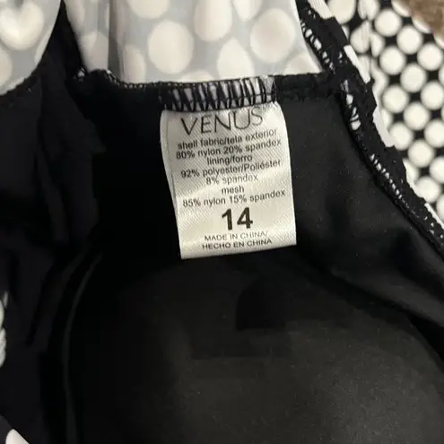 Venus  Black and White Polka Dot swimsuit