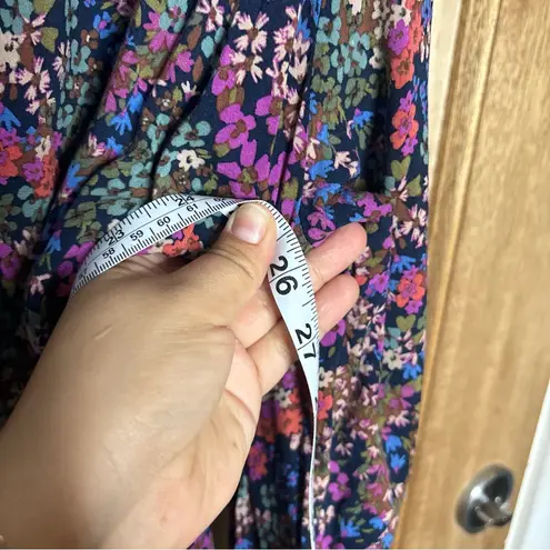 Time And Tru women’s boho Multicolor Floral Blouse size XL