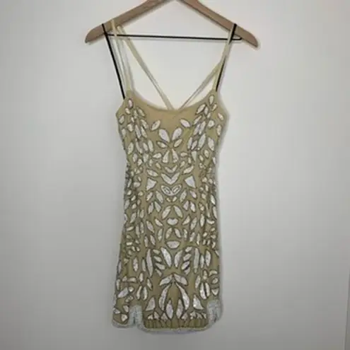 X by NBD Madeline Sequin Beaded Dress Womens New Size 0