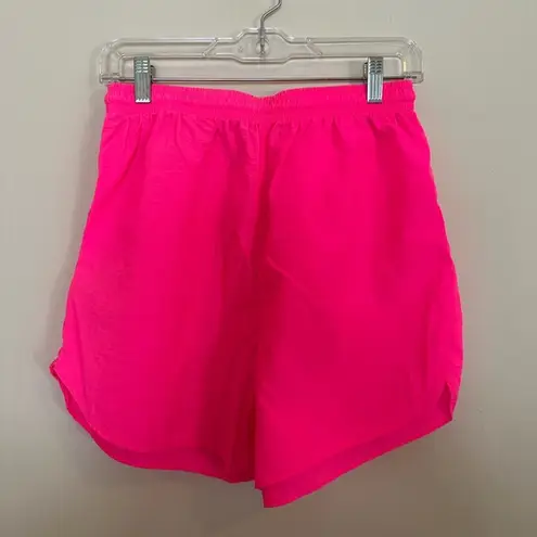 Vintage Neon Bright Pink High Waisted Shorts Size M