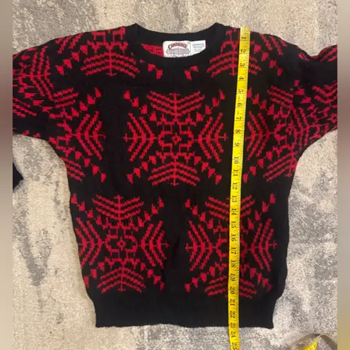 Cambridge Dry Goods Red and Black Wool Sweater Size undefined