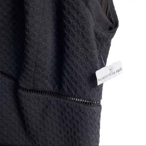 Rebecca Taylor - Taylor Dress Mini Cap Sleeve Pointelle 4 Black