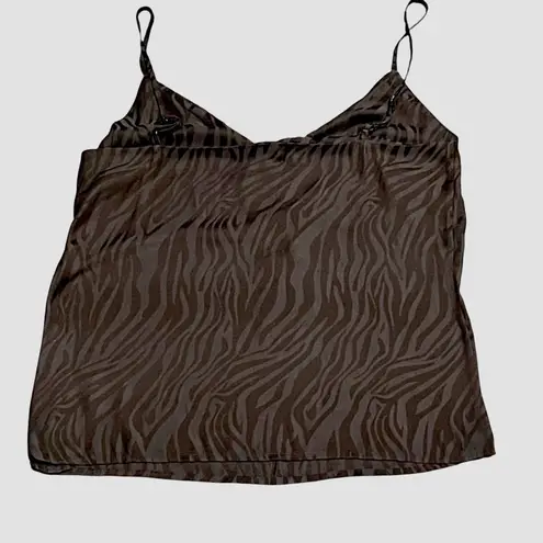 David Lerner Cami Tank Top Blouse Sz XS Elsa Chain Dark Academia Soft Gothic