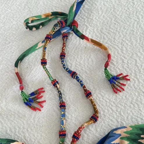 Farm Rio Chevron Toucans One Piece, size X-Small, $189