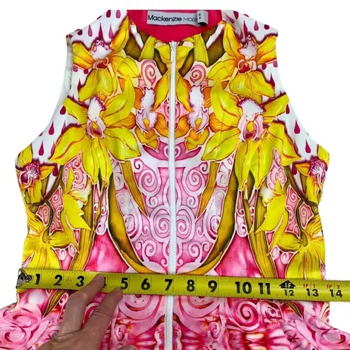 Mackenzie Mode | US 2 | Floral Sleeveless Mini Zip