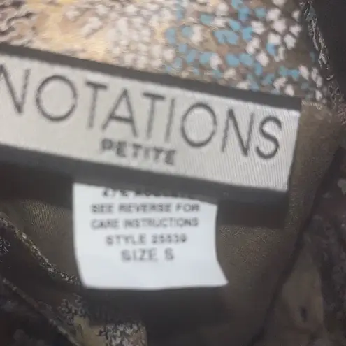 Notations Vintage Chinese Brocade Mandarin Collar Jacket Gold