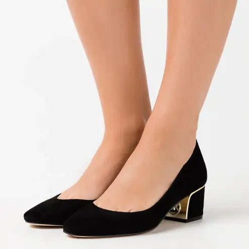 Michael Kors NEW  Lana Pump Navy Blue Suede Heels