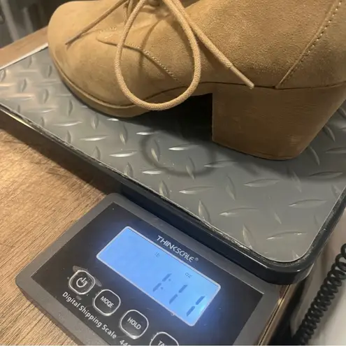 Rocket Dog Sam Coast Fabric Ankle Bootie Womens Size 10W Tan Casual Versatile