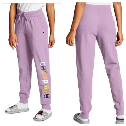 Champion  Joggers Powerblend NWT Pink Sweat Pants Pockets Women's Size Large