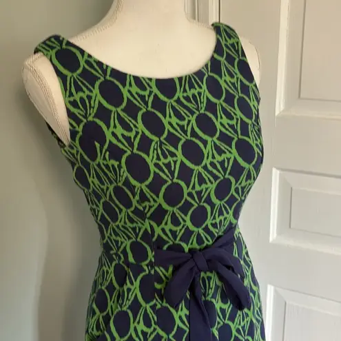 Lilly Pulitzer  Evie dress in Ring Pop green navy blue size XS Stretchy