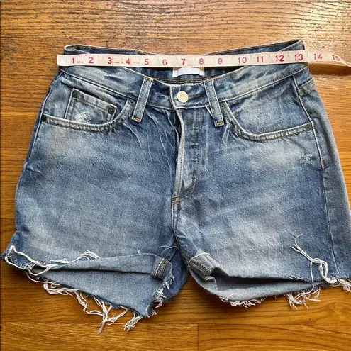 BOYISH Marley Denim Shorts. Rebel Without a Cause. Size 23 ☆ Blue