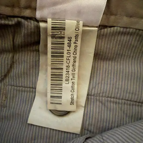 Quince NWT  Stretch Cotton Twill Girlfriend Chino Pants Size 28 Olive Green