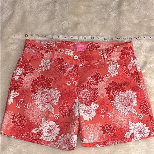 Isaac Mizrahi Floral Tailored Shorts Size 6