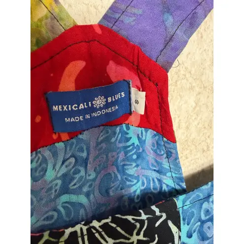 Mexicali Blues Boho Patchwork Jumpsuit Overalls Size Small Retro Fairy Whimsigot