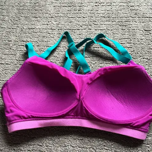 VSX Women's Padded Sports Exercise Bra with Racerback Adjustable Straps 36C Pink Size undefined - Image 11