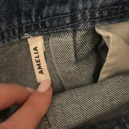 GRLFRND Amelia Pleated Bluest Goodbye Tapered Trouser jeans Size 28