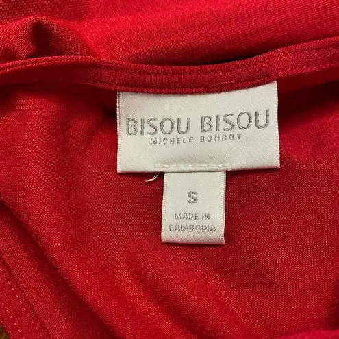 Bisou Bisou NWT Red One Shoulder Top Size Small Going out, Boho