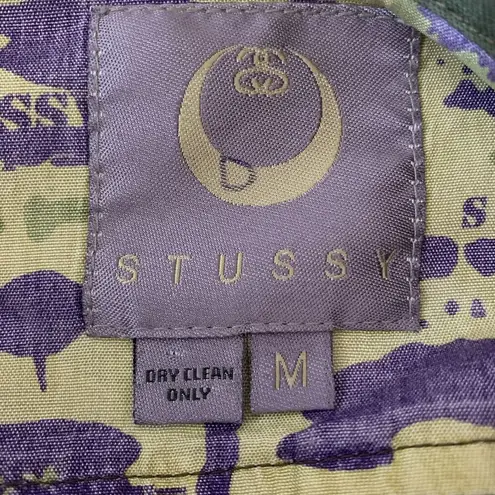 Stüssy Stussy Moto Utility Military Asymmetrical Full Zip Jacket Sz M Fit S Safety Pin