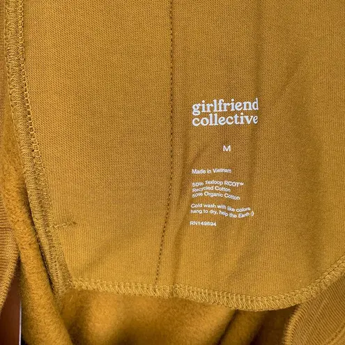 Girlfriend Collective  50/50 Classic Jogger Sweatpants Cotton Sycamore Mustard M