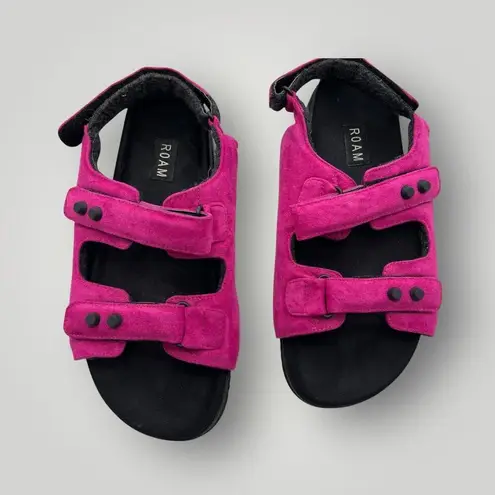 Roam Footwear Womens Size 42 US 11 Touch Double Strap Sandals Pink Open Toe Chic