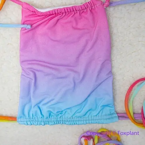 New! Set! Monica Hansen Beachwear MHB Miami vice bikini, size XL Pink