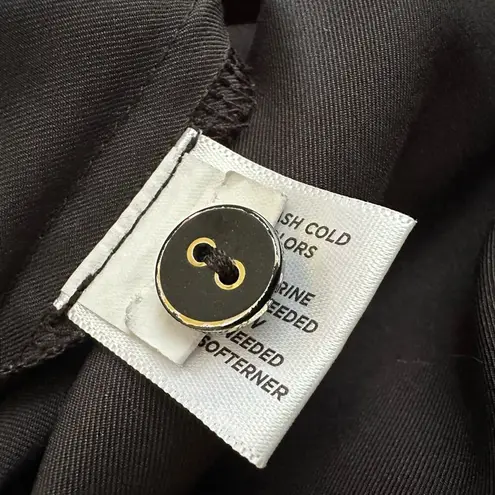 Lady Hagen Black Gold Skort Skirt Size 6 Glam Preppy Tennis Golf Vacation