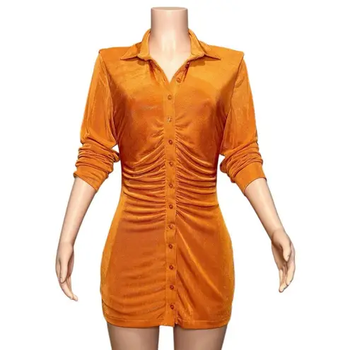 With Jean WITH JÉAN Andy Dress, Orange, Small