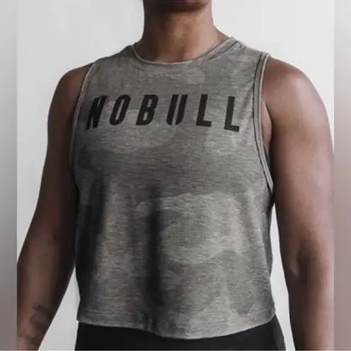 Nobull NWT Women's Muscle Tank - XL - Heather Gray Camo