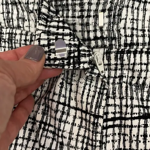 Alice Hope White & Black Print Women's Ankle Pants Size 4