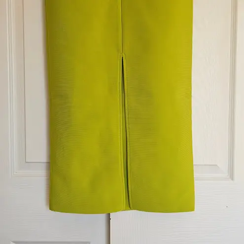 Rajiv Flower Bandage Skirt Set Green 3D Floral Size Small Stunning