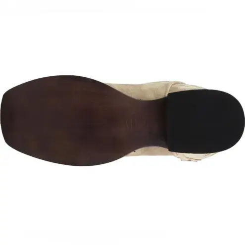 New ROPER Women's Kennedy Mid Calf Boot Tan Faux Leather Glitter Underlay Size 8 Gold