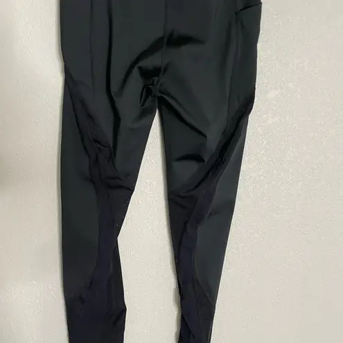 Fabletics  Black Full Length Leggings Mesh Small
