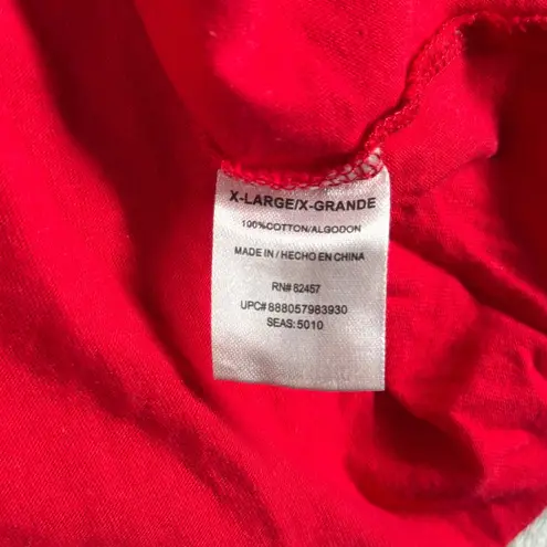 Nickelodeon  SpongeBob The Great Skate Long Sleeve Shirt Red Yellow‎ Juniors XL